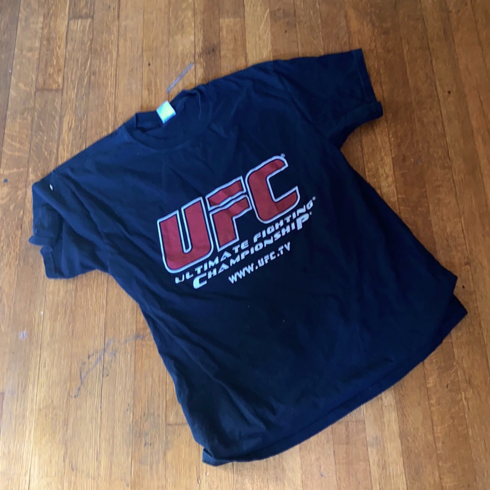 Original UFC, ultimate fighting championship, black T-shirt, size XL
